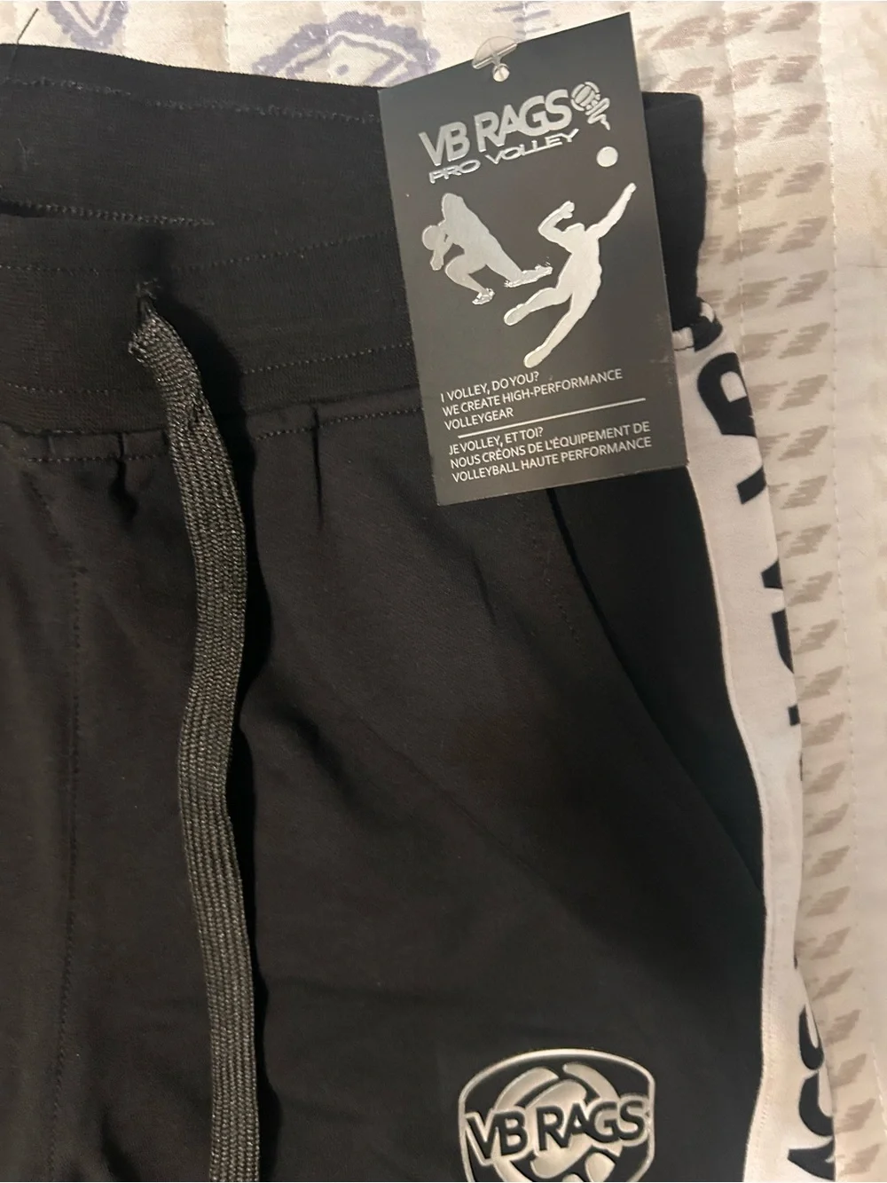 VB Rags Pro Volley Women's Black Track Joggers